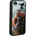 Печать на чехле для Iphone 4/4S, прорезиненный пластик